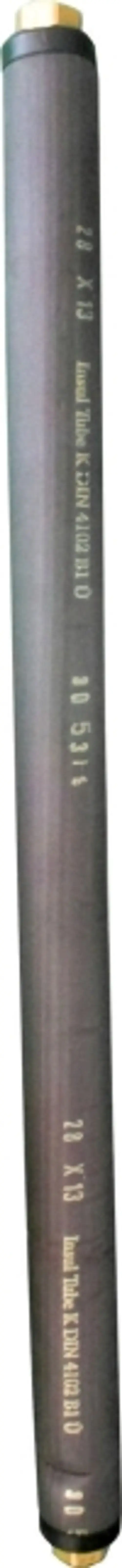 Edelstahl-Wellschlauch mit flexibler Ausführung, gekennzeichnet mit Markendetails, möglicherweise von Wolf, in einem schlichten Design ohne herausragende Maße.